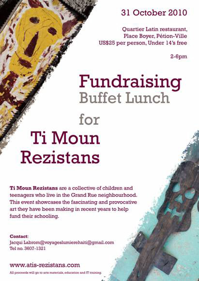 ti moun rezistans fundraising buffet lunch details